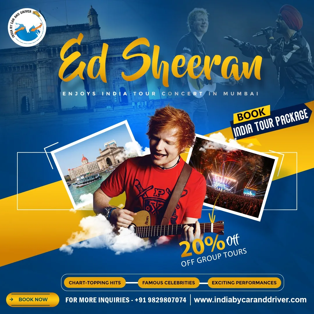 Ed Sheeran Dazzles on His Musical India Tour Concert in Mumbai