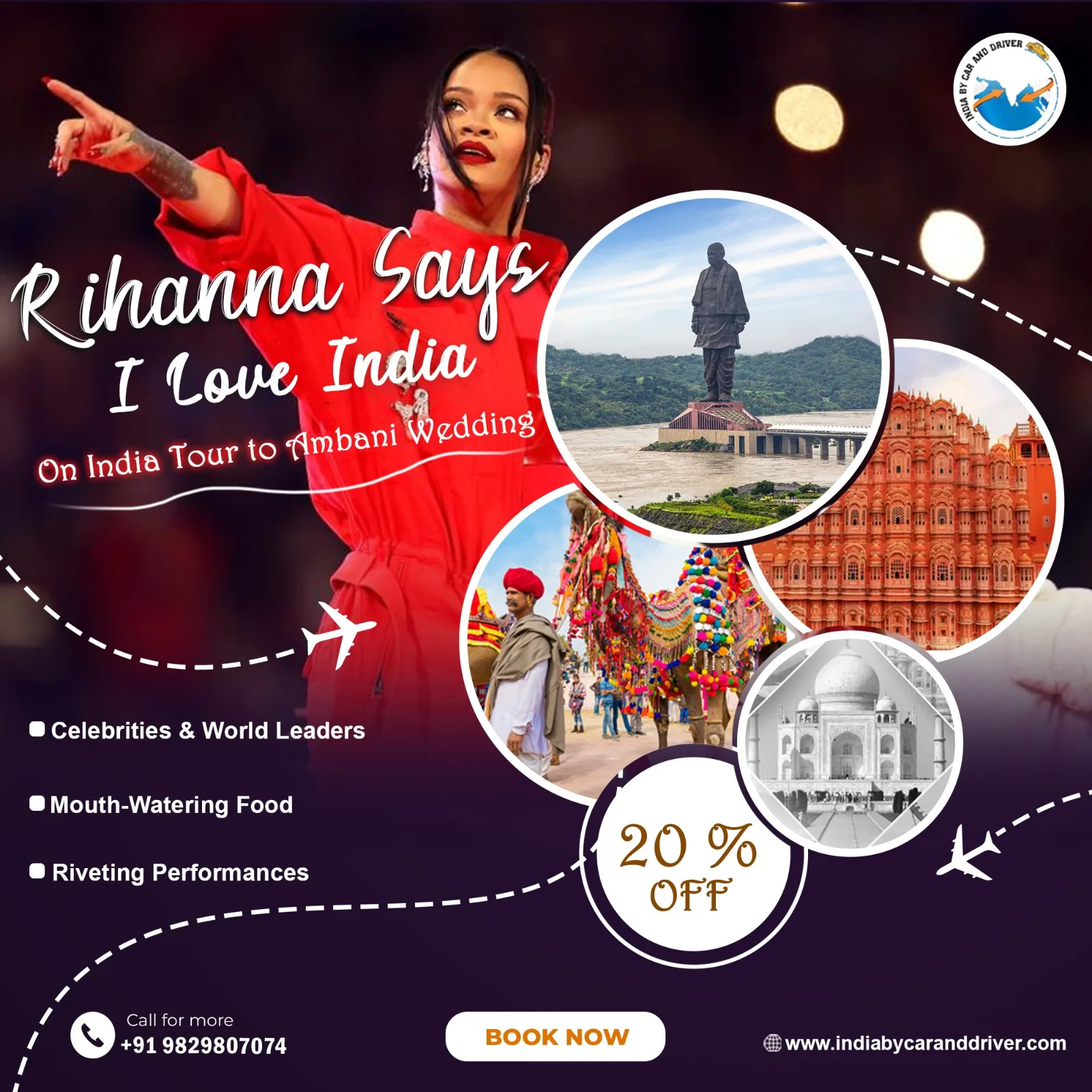 Rihanna says “I Love India” on India Trip to Anant Ambani Pre-Wedding Party